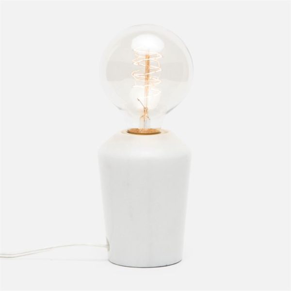 grazia lamp, white | interior design lighting | Charleston Interior Designer