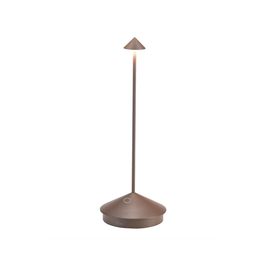 Pina Pro Lamp, Rust | interior design lighting | Charleston Interior Designer