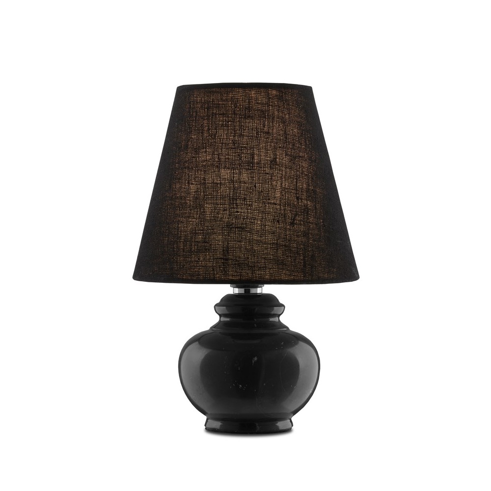 black mini lamp | interior design lighting | Charleston Interior Designer